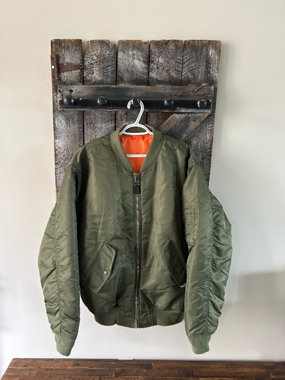 Men's Brandit Military Bomber Jacket Army Green